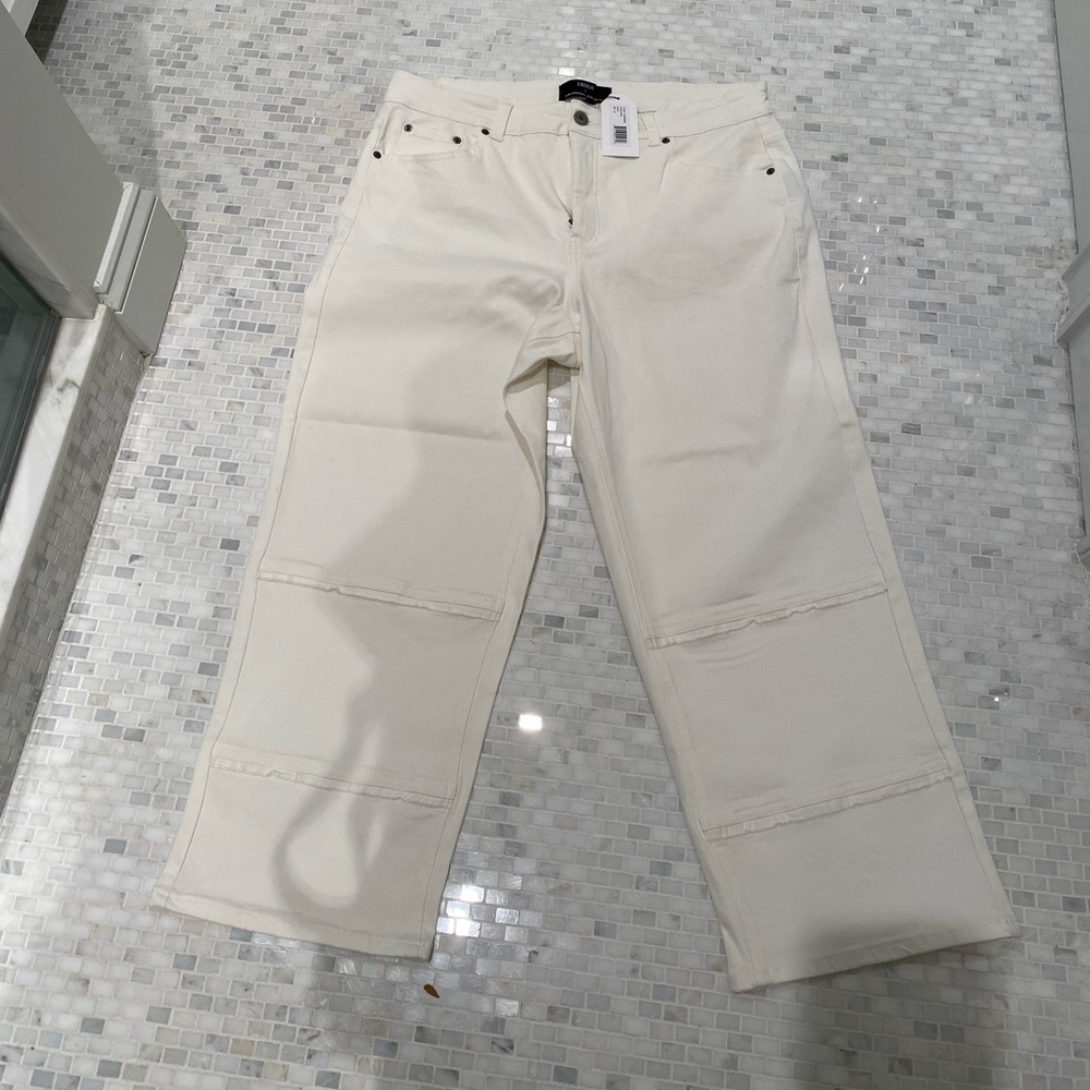 Universal Standard Erdem white Hana jeans